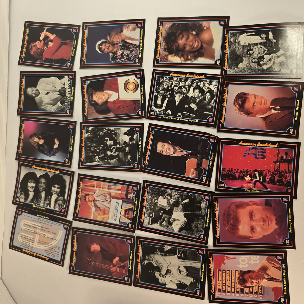 Retro Music Trading Cards Set